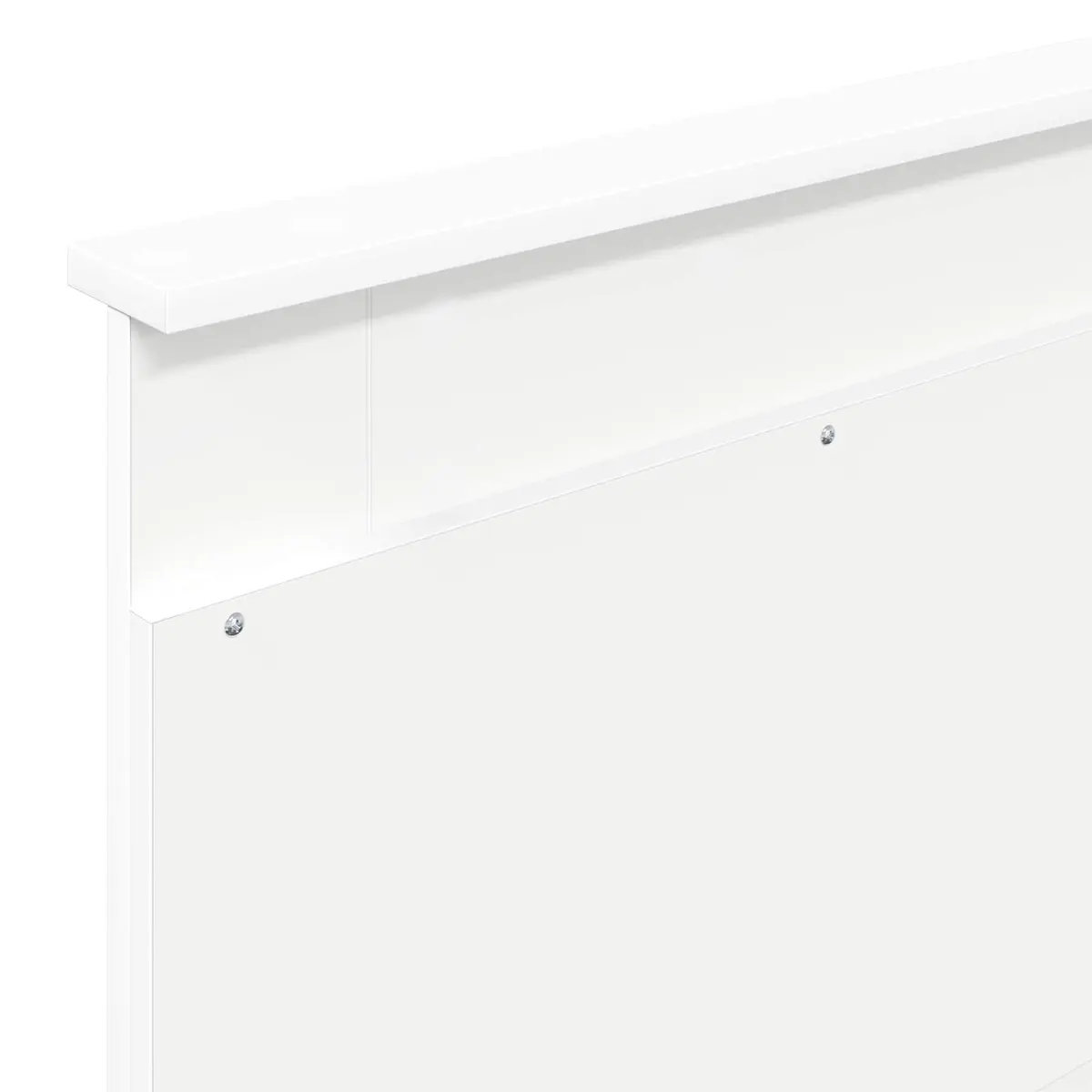 90cm White Engineered Wood Headboard