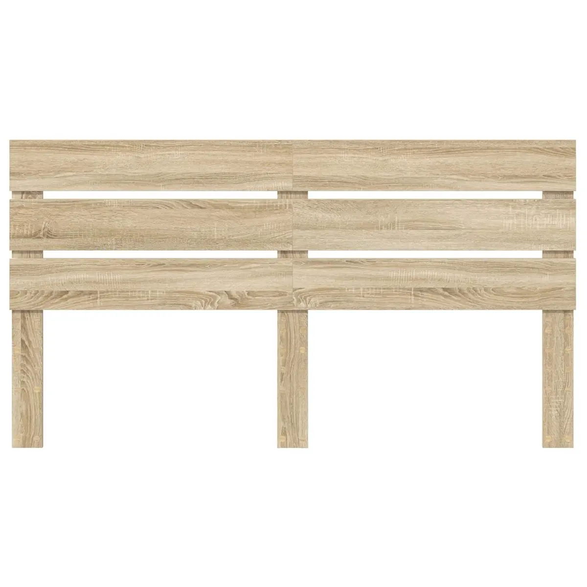 Headboard Sonoma Oak 100 cm Brown Engineered Wood Modern Rectangular Bedroom