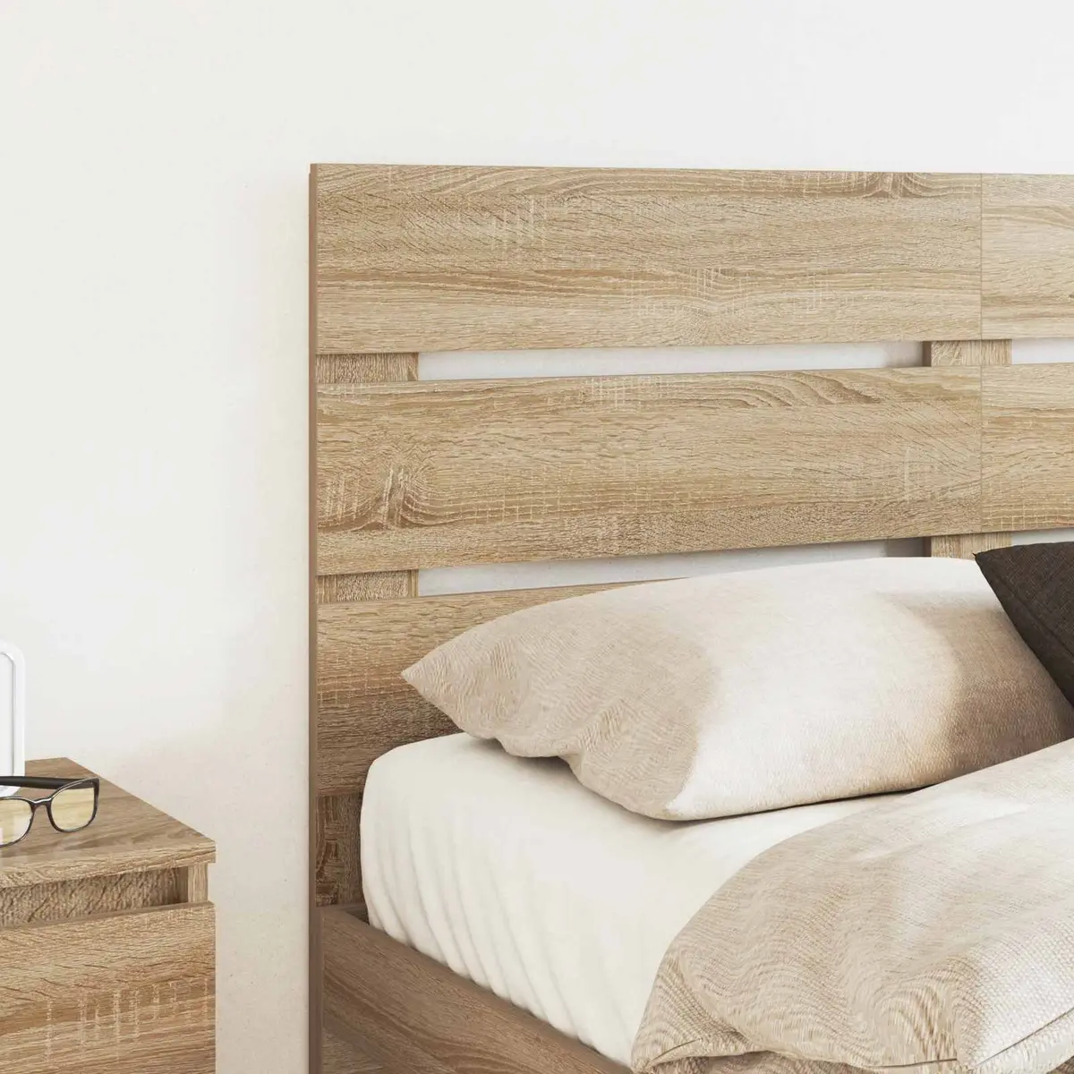 Headboard Engineered Wood Bedroom Furniture Modern Minimalist Design