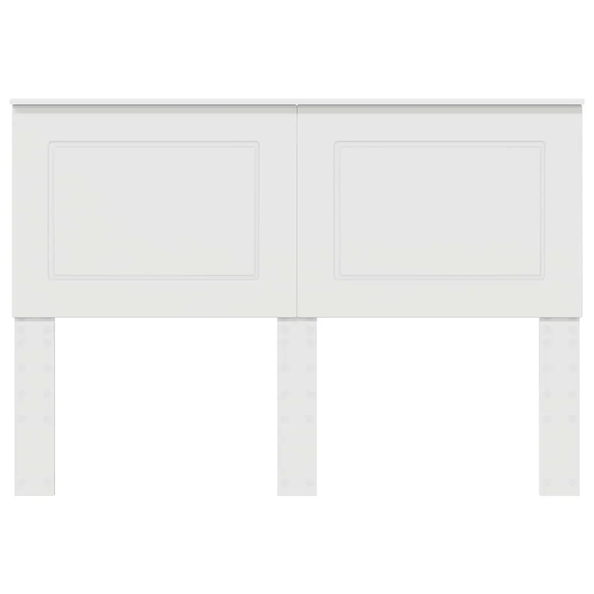 100 cm White Engineered Wood Headboard for Wall-Mounting