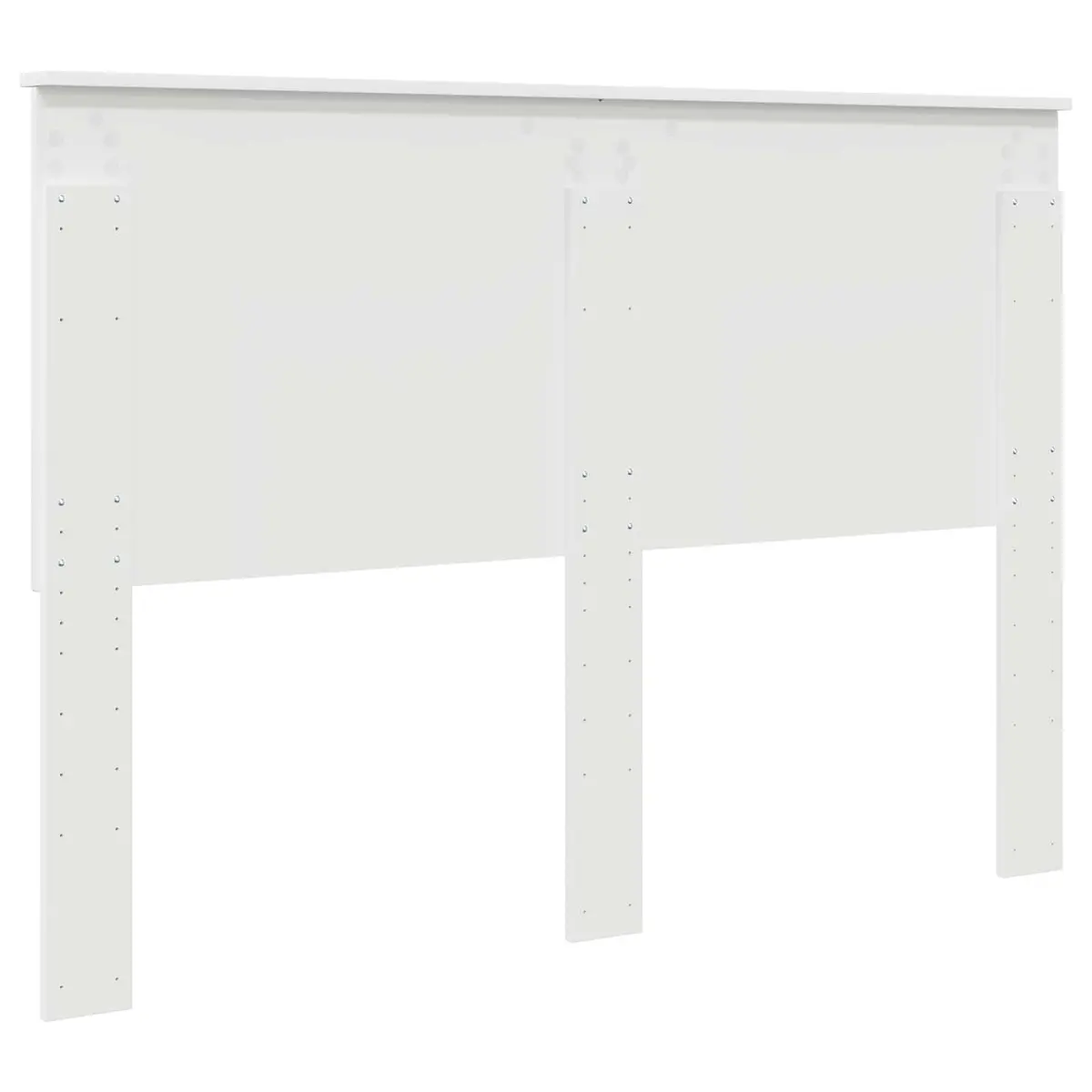 100 cm White Engineered Wood Headboard for Wall-Mounting