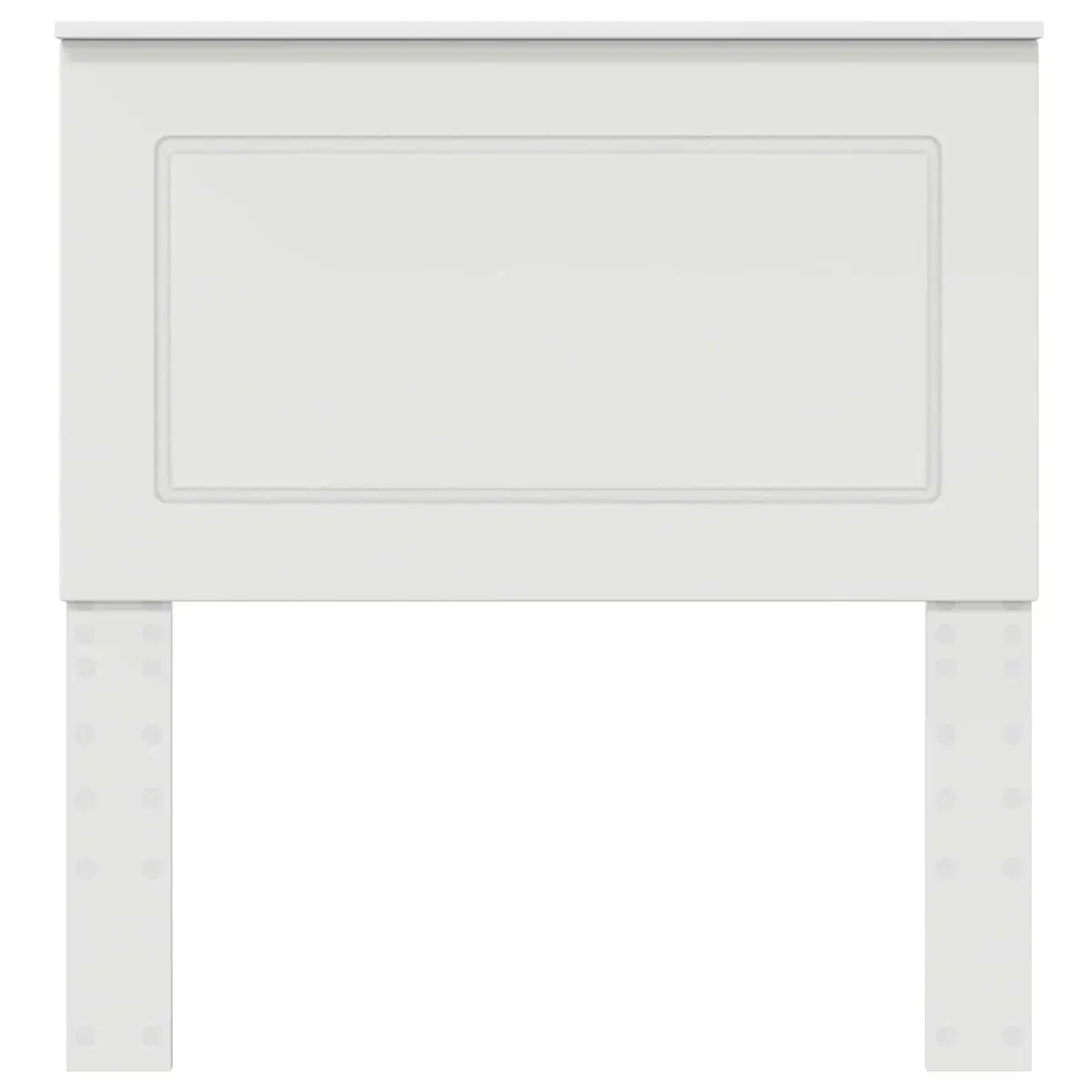 White Wall-Mounted Headboard 100 cm