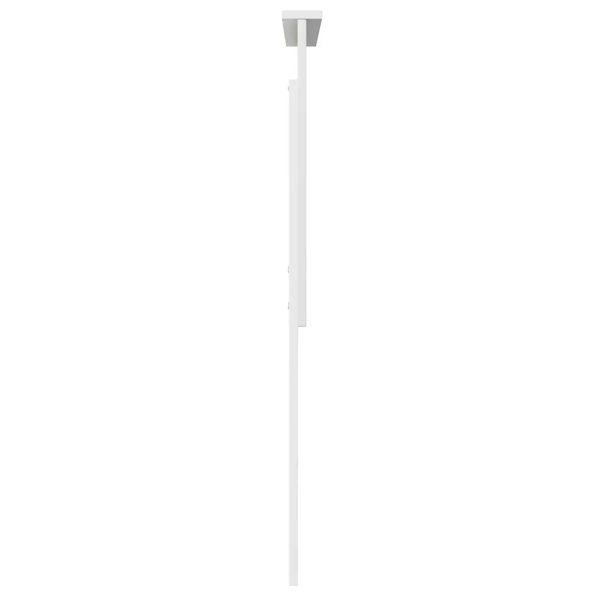 White Wall-Mounted Headboard 100 cm