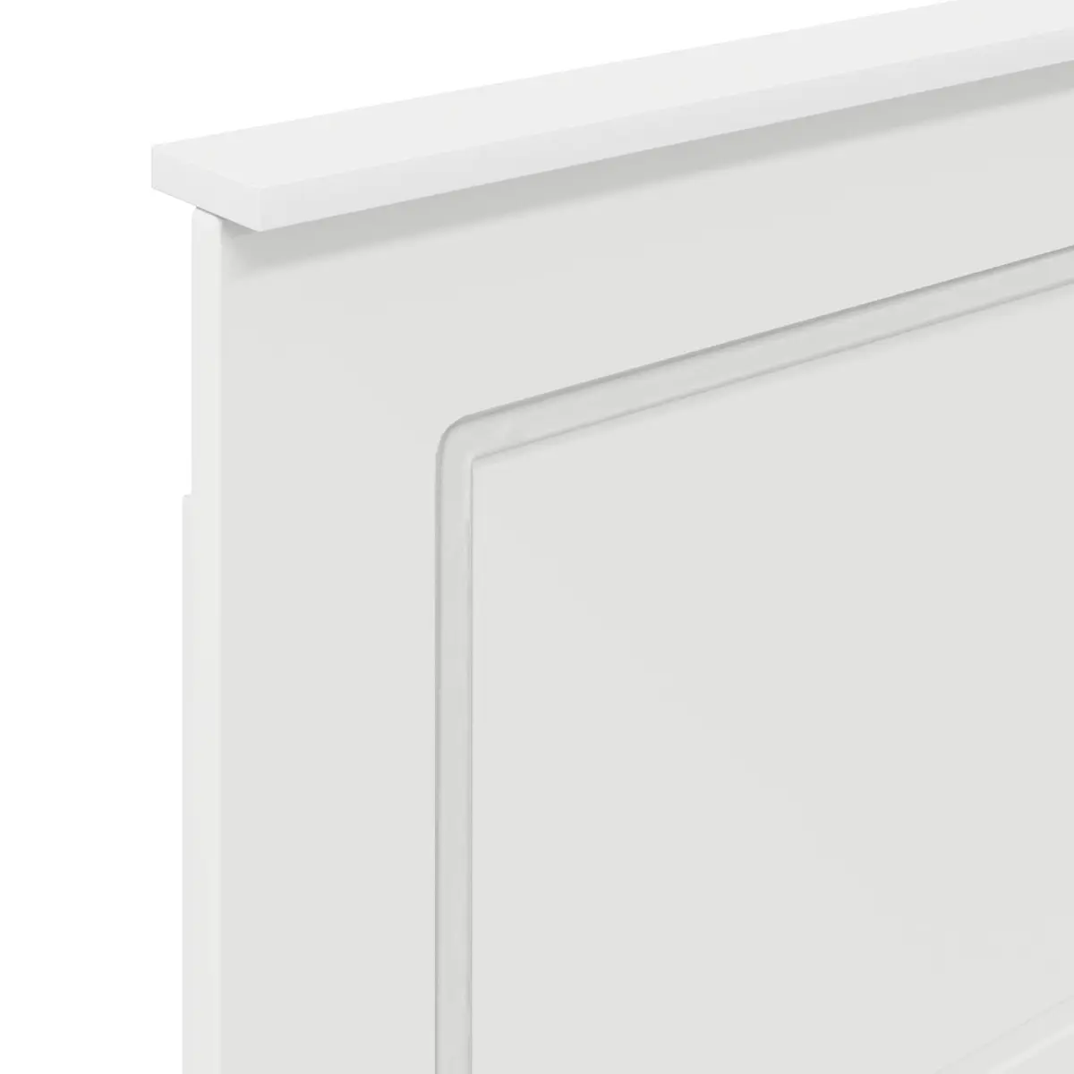 White Wall-Mounted Headboard 100 cm