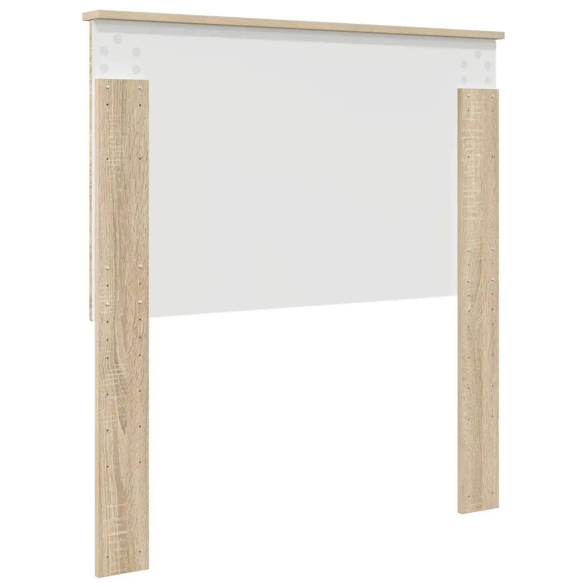 Headboard Sonoma Oak 100 cm Wall-Mounted Bedroom Furniture Adjustable Height