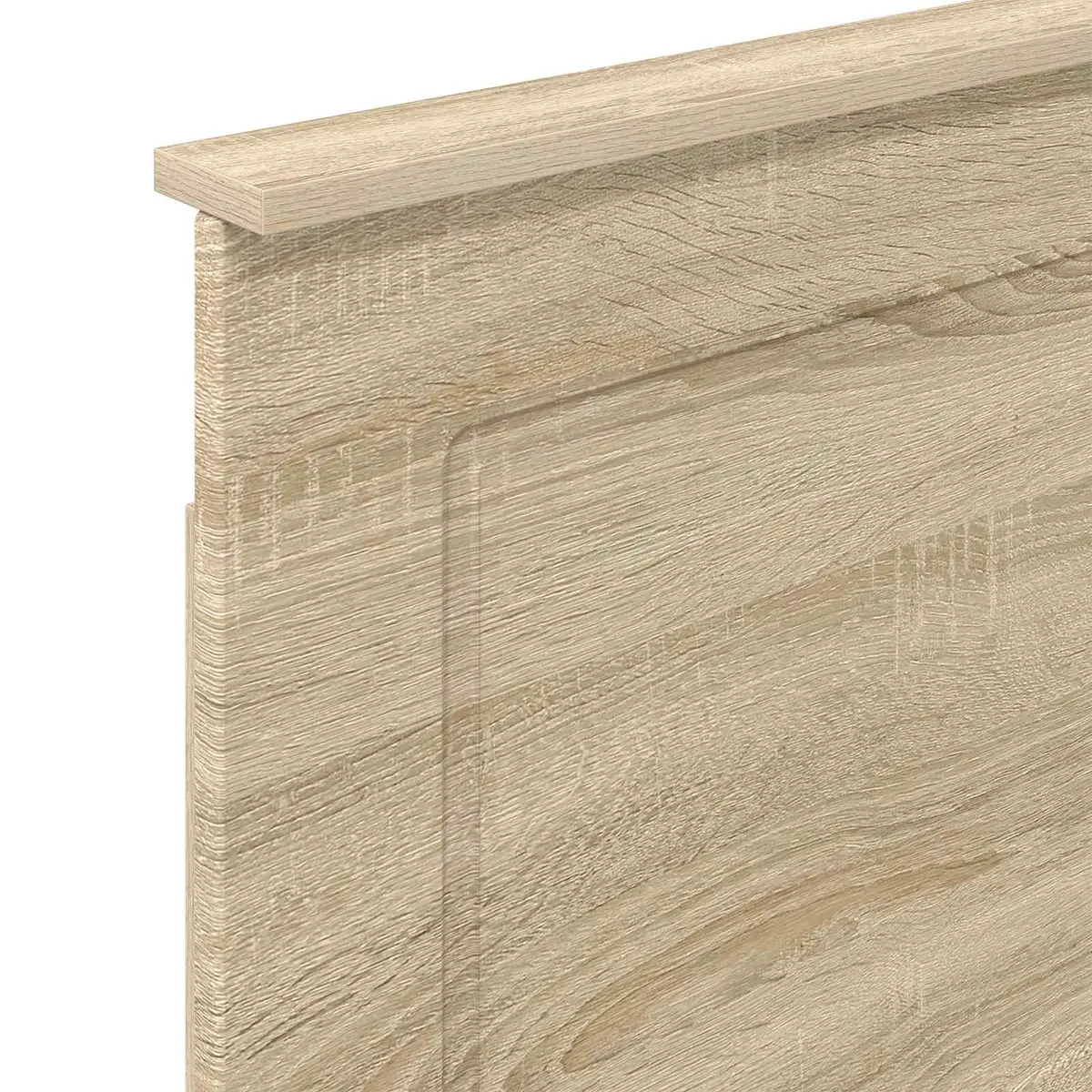 Headboard Sonoma Oak 100 cm Wall-Mounted Bedroom Furniture Adjustable Height