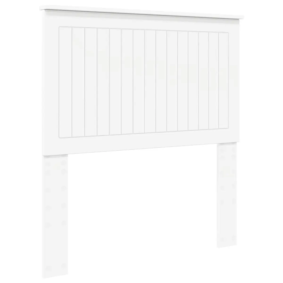 White Engineered Wood Headboard 90cm with Instructions