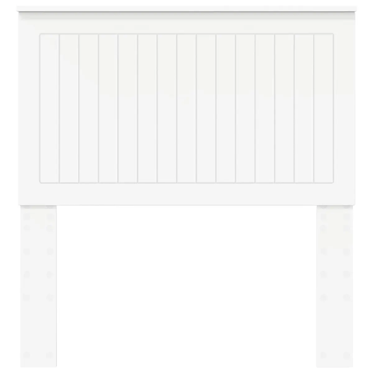 White Engineered Wood Headboard 90cm with Instructions