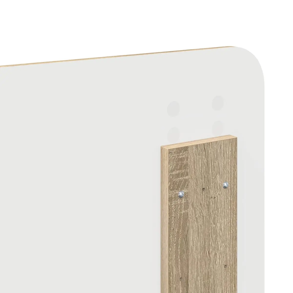 Headboard Sonoma Oak Engineered Wood Brown Modern Bedroom Furniture Rectangle