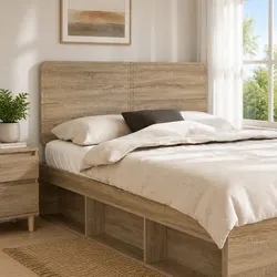 Brown Engineered Wood Headboard - Dimensions and Details