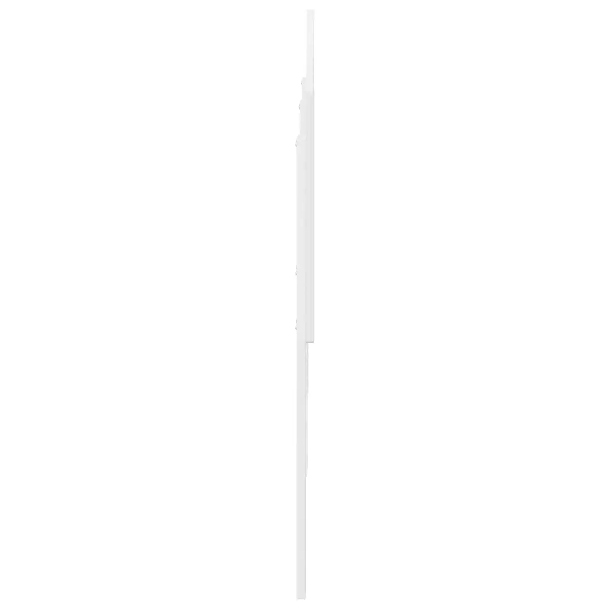 White Headboard with Engineered Wood, Wall Mounted