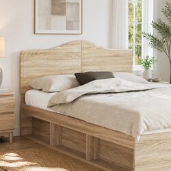 Engineered Wood Brown Headboard - Modern Design