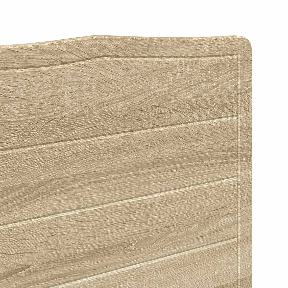 Headboard Engineered Wood Brown Modern Bedroom Furniture Minimalist Design Wall