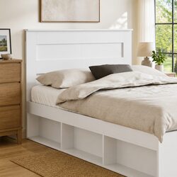 Specifications of White Engineered Wood Headboard