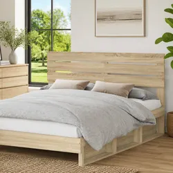 Brown Rectangular Engineered Wood Headboard Specifications