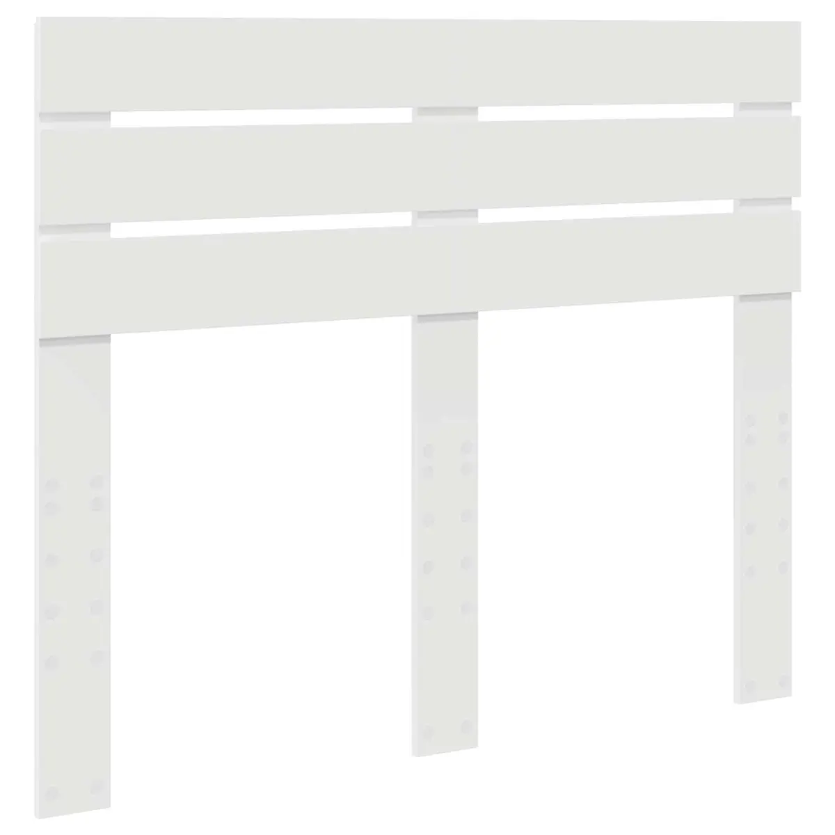 Rectangular Headboard in White Engineered Wood
