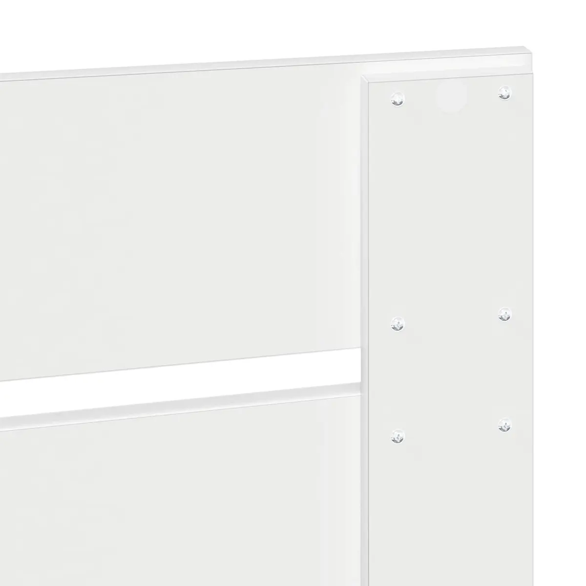 Rectangular Headboard in White Engineered Wood