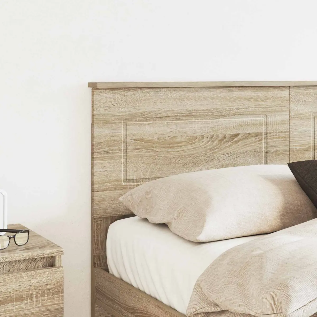 Engineered Wood Brown Headboard with Easy Care