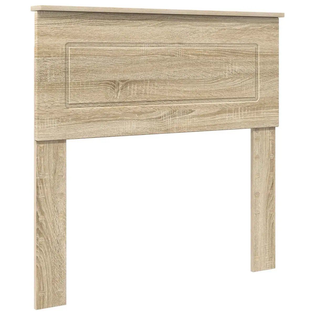 Headboard Engineered Wood Brown Bedroom Furniture Modern Minimalist Design
