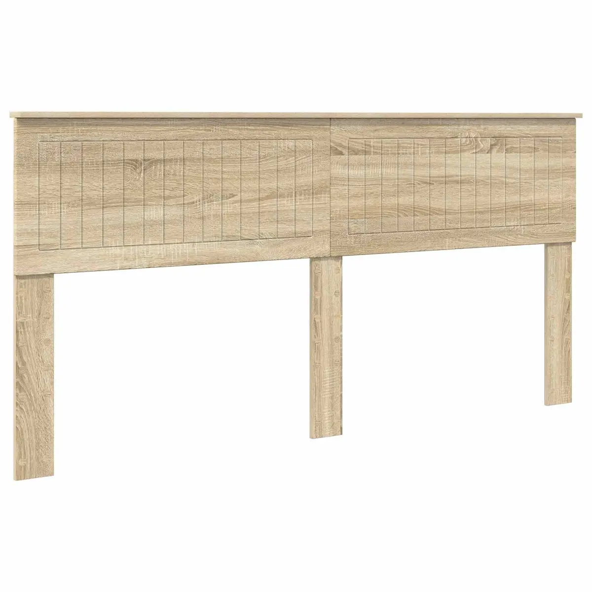 Headboard Engineered Wood Modern Minimalist Bedroom Furniture Brown Sonoma Oak