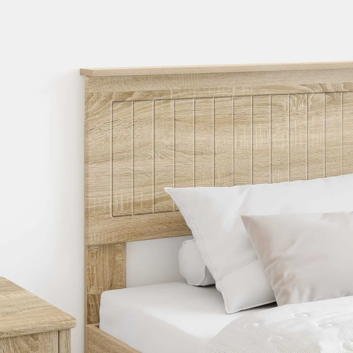 Engineered Wood Brown Headboard
