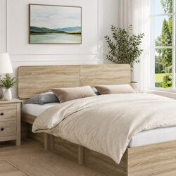 Brown Engineered Wood Headboard: Dimensions and Specs Included
