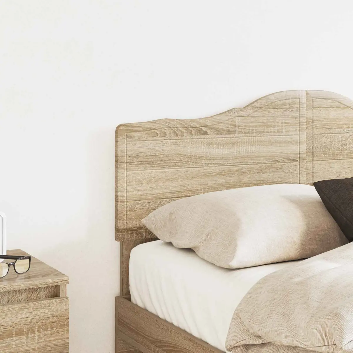 Engineered Wood Brown Headboard