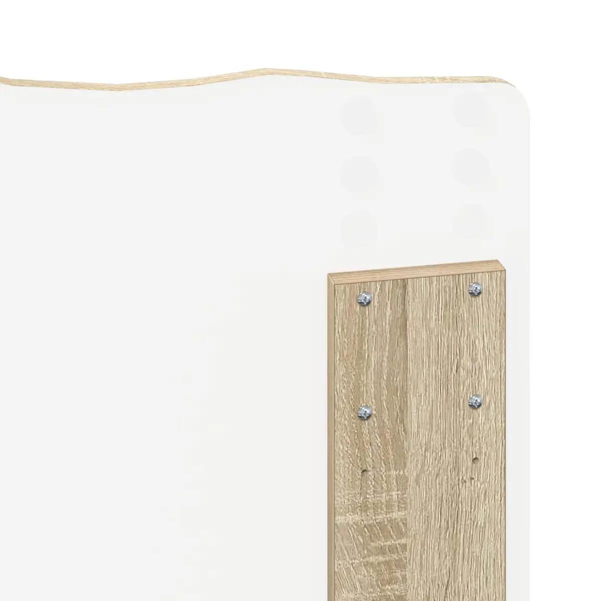Engineered Wood Brown Headboard