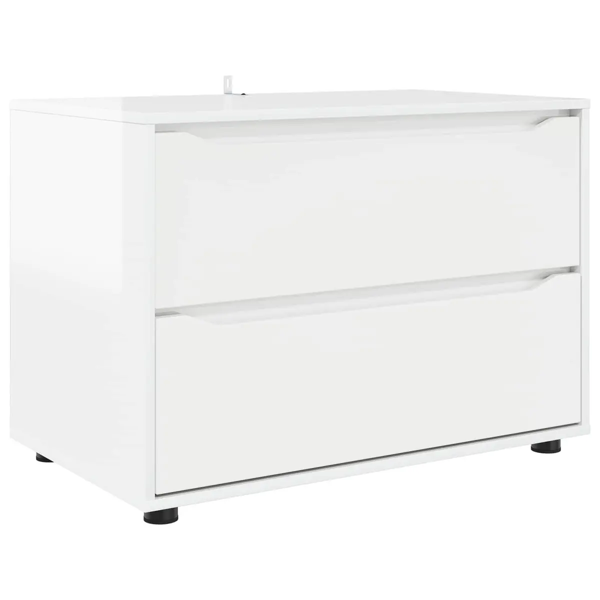 Storage Cabinet Bedroom Living Room High Gloss White