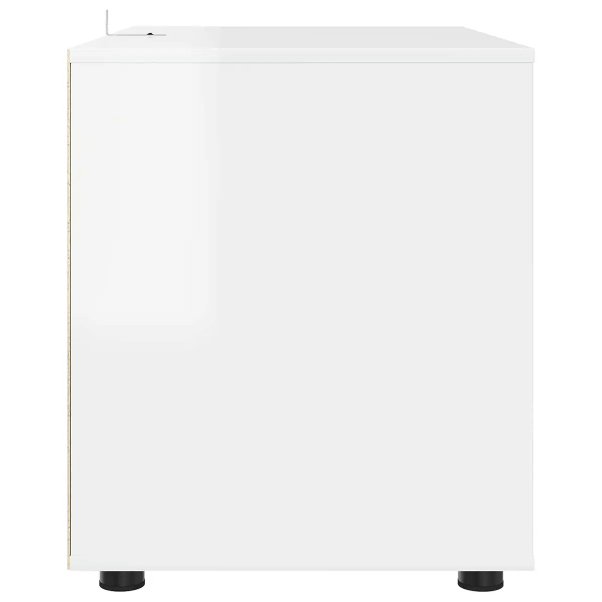 Storage Cabinet Bedroom Living Room High Gloss White