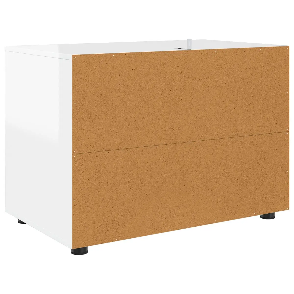 Storage Cabinet Bedroom Living Room High Gloss White