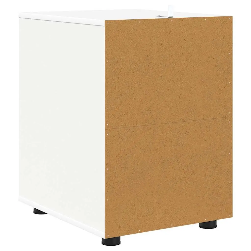 Storage Cabinet Bedroom 40 x 48 x 57 cm Engineered Wood White