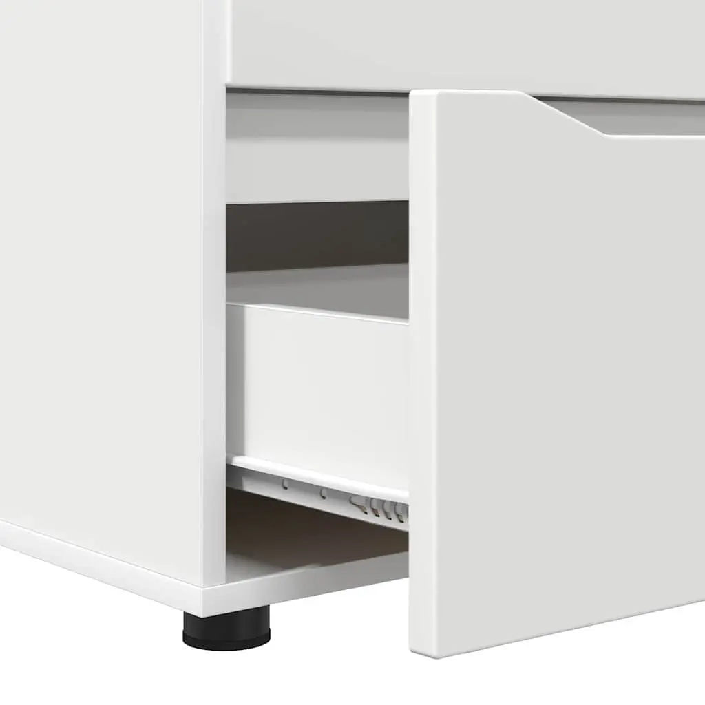 Storage Cabinet Bedroom 40 x 48 x 57 cm Engineered Wood White