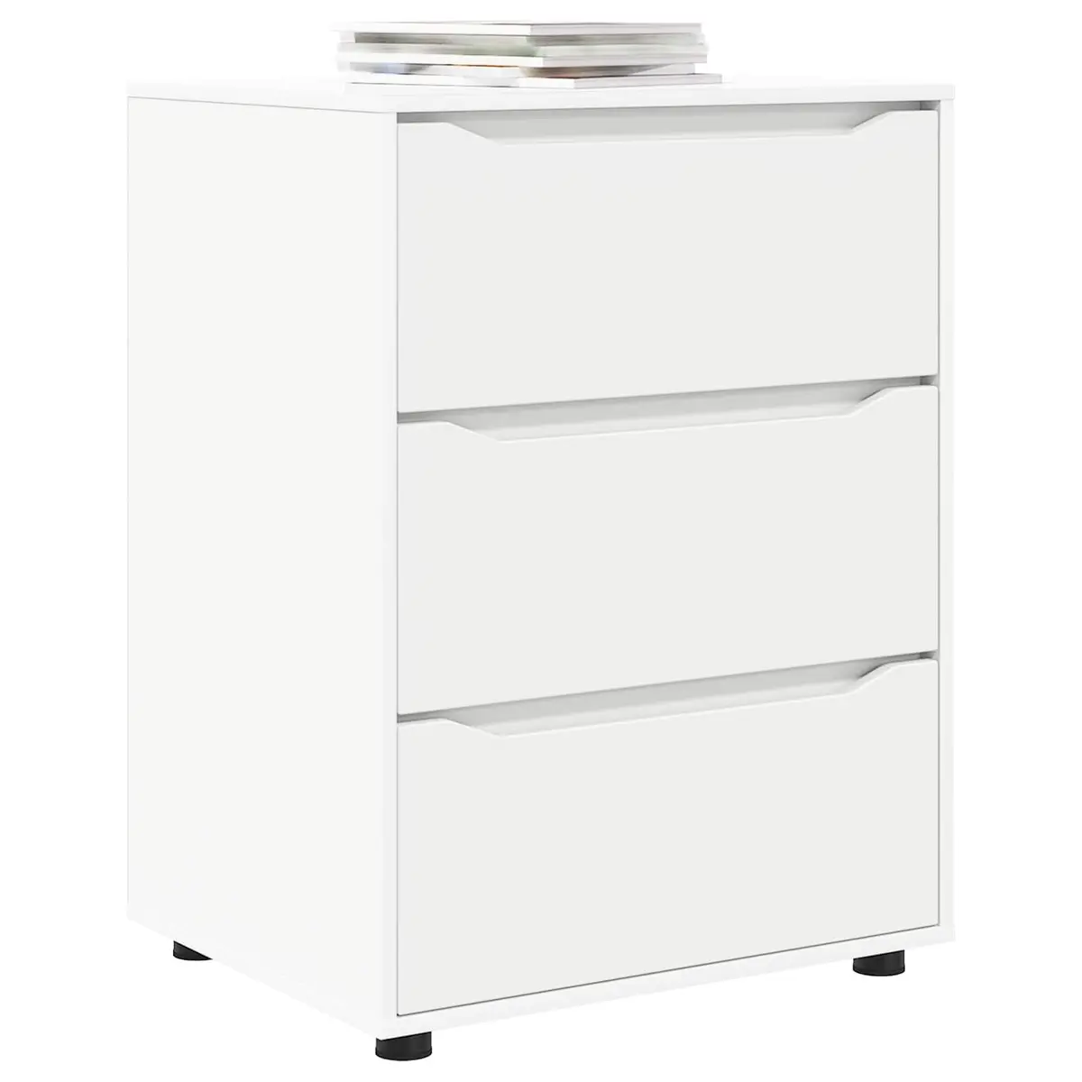 Storage Cabinet White Bedroom Living Room 60x48x81cm