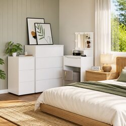 White Storage Cabinet – 40 x 48 x 81 cm Dimensions