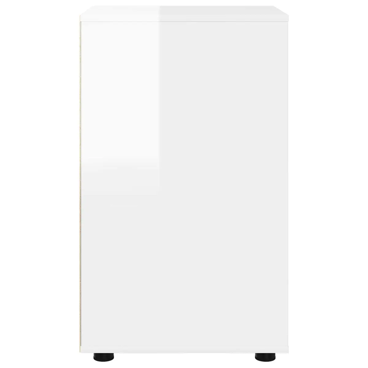 Storage Cabinet Bedroom Living Room High Gloss White 40 x 48 x 81 cm
