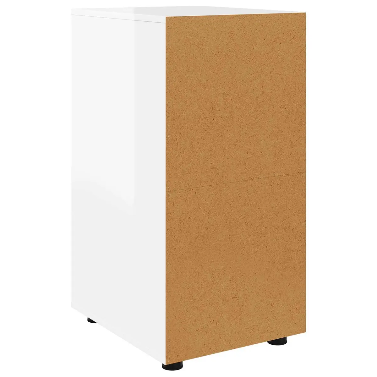 Storage Cabinet Bedroom Living Room High Gloss White 40 x 48 x 81 cm