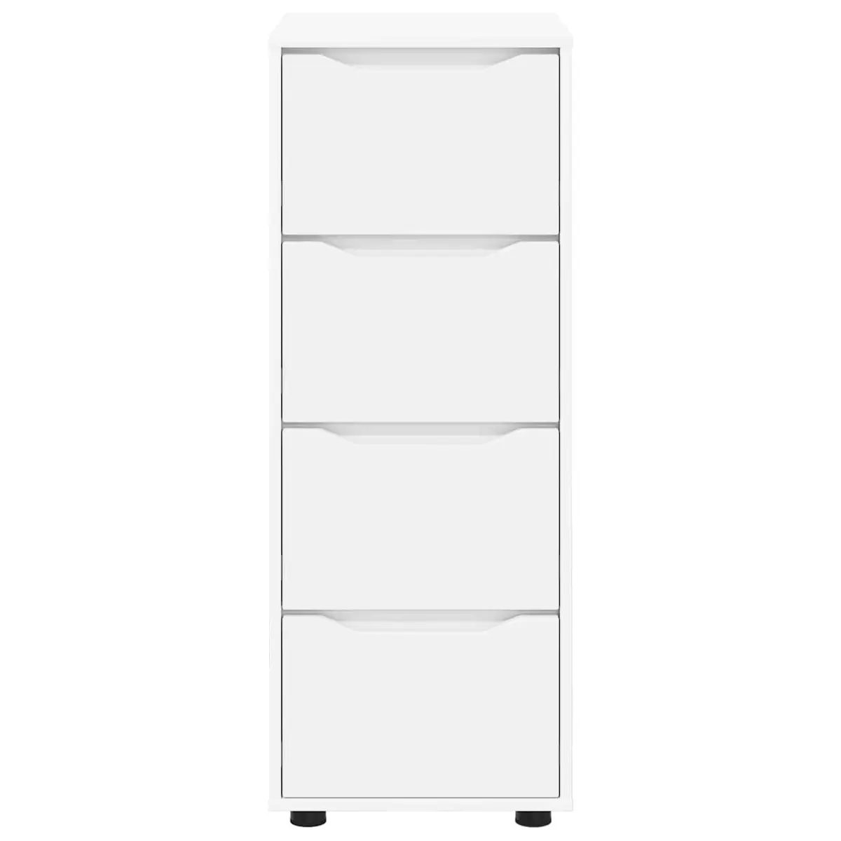 Storage Cabinet White Bedroom Living Room 40 x 48 x 105 cm Engineered Wood