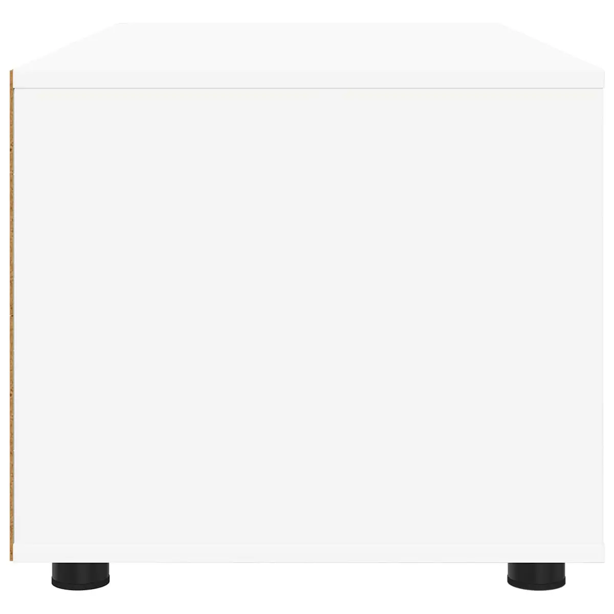 TV Cabinet with Drawer for Living Room White Modern Storage Unit 100 x 48 x 43 cm