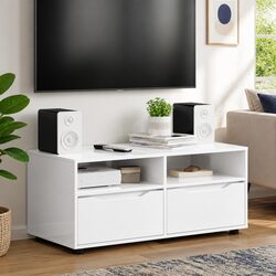 Specifications of High Gloss White TV Cabinet Storage Unit