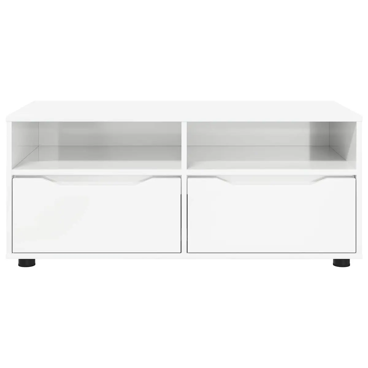 High Gloss White TV Cabinet Storage Unit