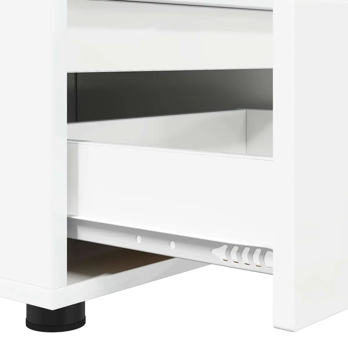 High Gloss White TV Cabinet Storage Unit