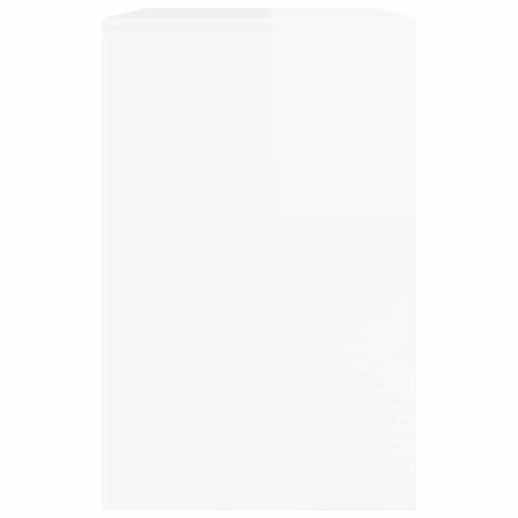 High Gloss White Desk in Engineered Wood
