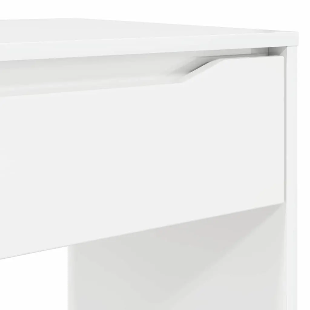 High Gloss White Desk in Engineered Wood