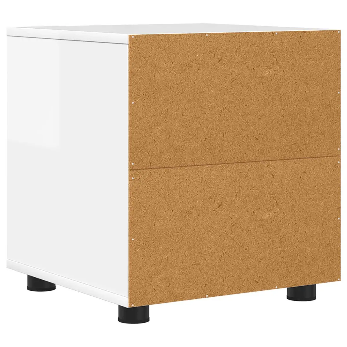 Bathroom Storage Cabinet High Gloss White Minimalist Modern Bedroom Organiser
