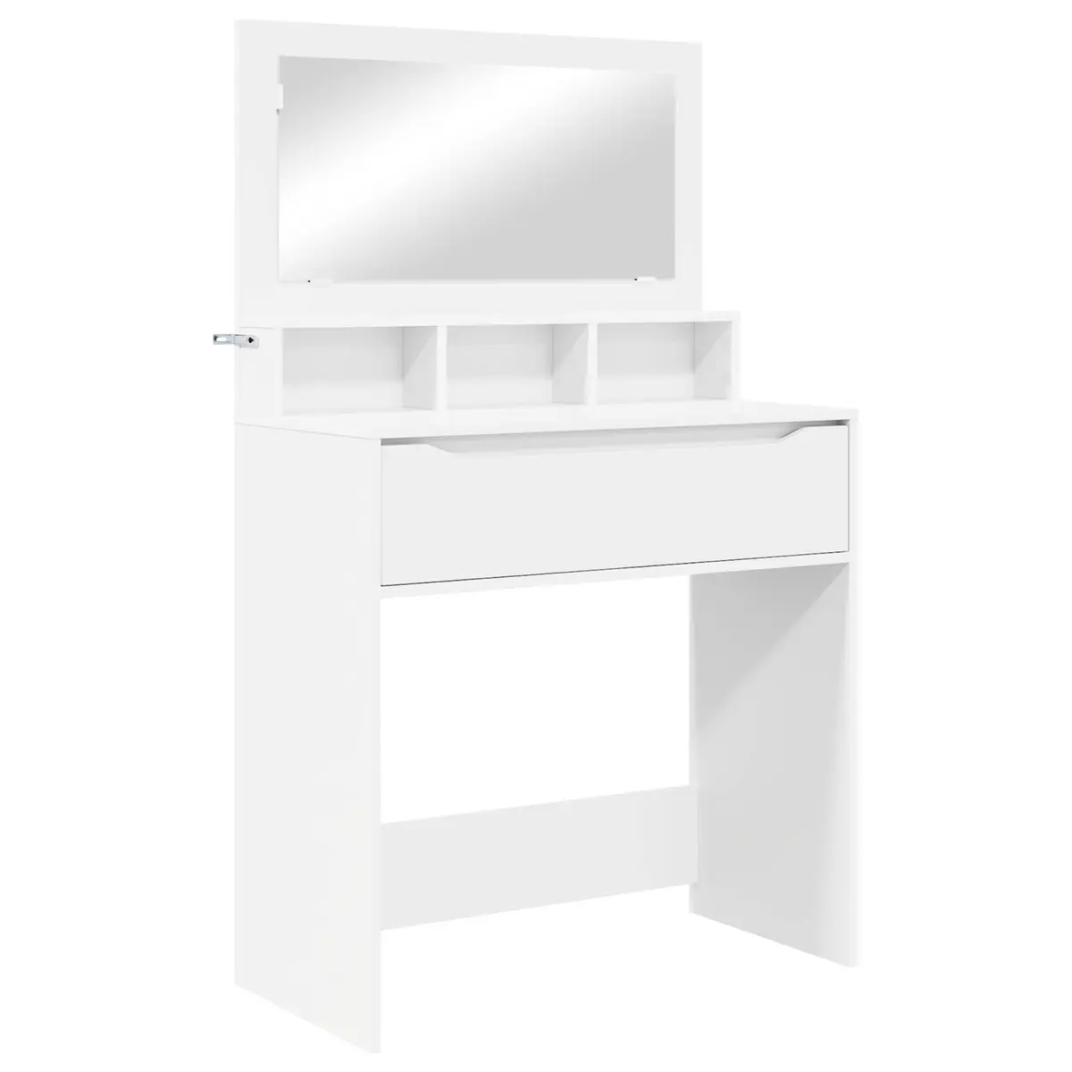 Bedroom Dressing Table White Vanity Unit Drawer Storage Makeup Desk Modern 80cm