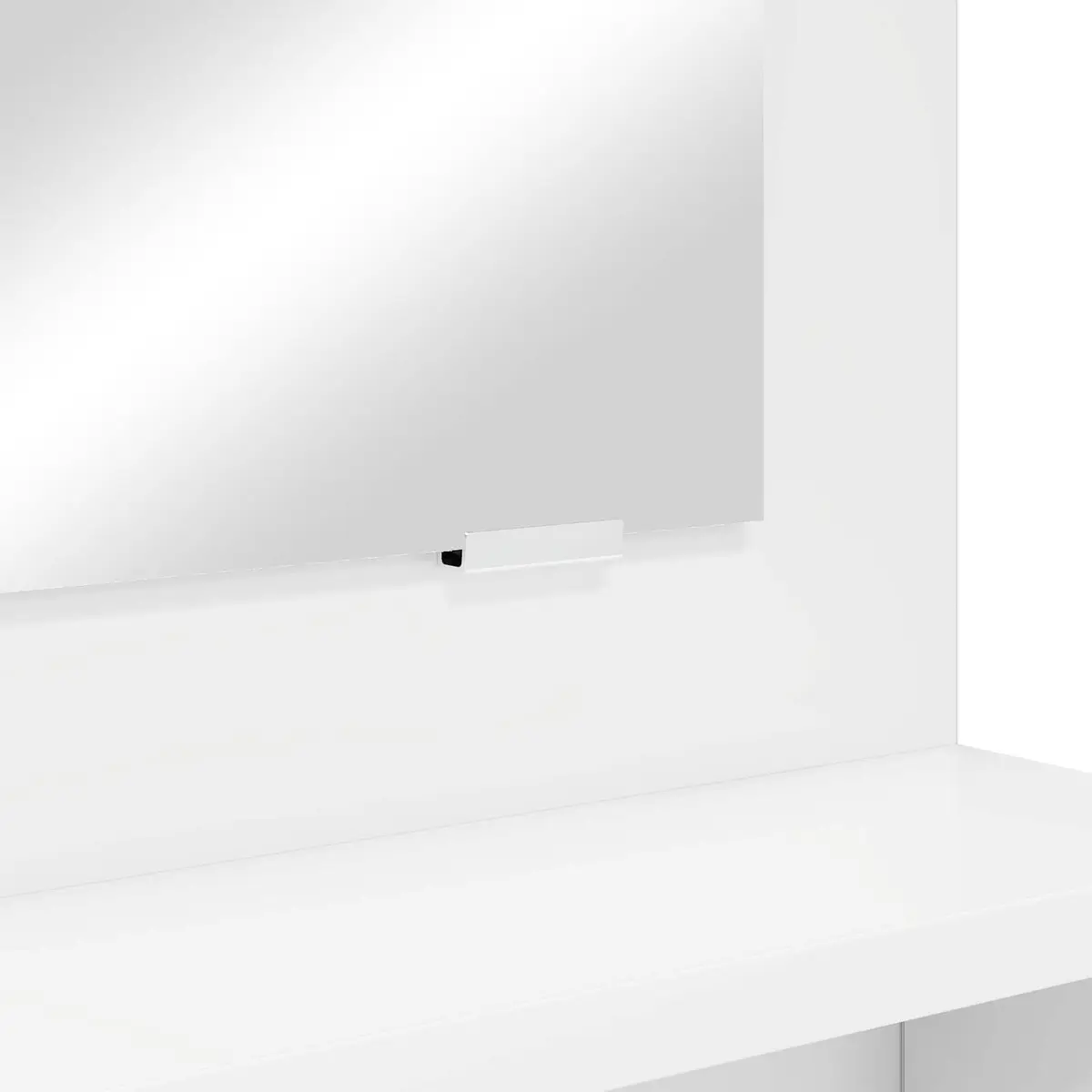 Bedroom Dressing Table White Vanity Unit Drawer Storage Makeup Desk Modern 80cm