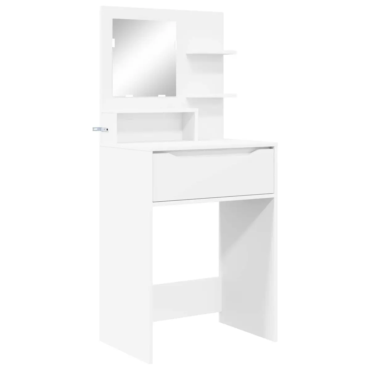 Bedroom Dressing Table with Drawer White Modern Vanity Unit Storage Furniture