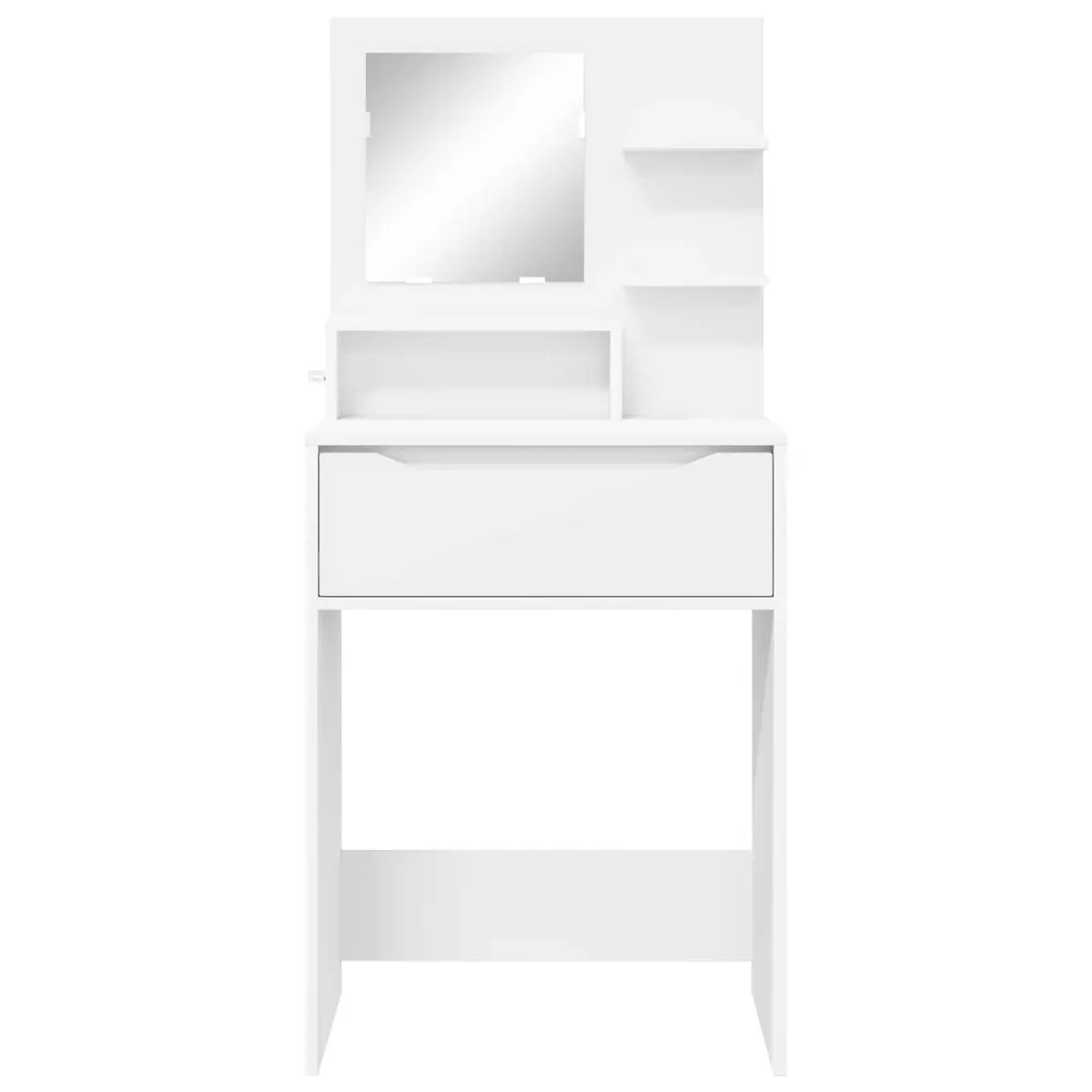 Bedroom Dressing Table with Drawer White Modern Vanity Unit Storage Furniture