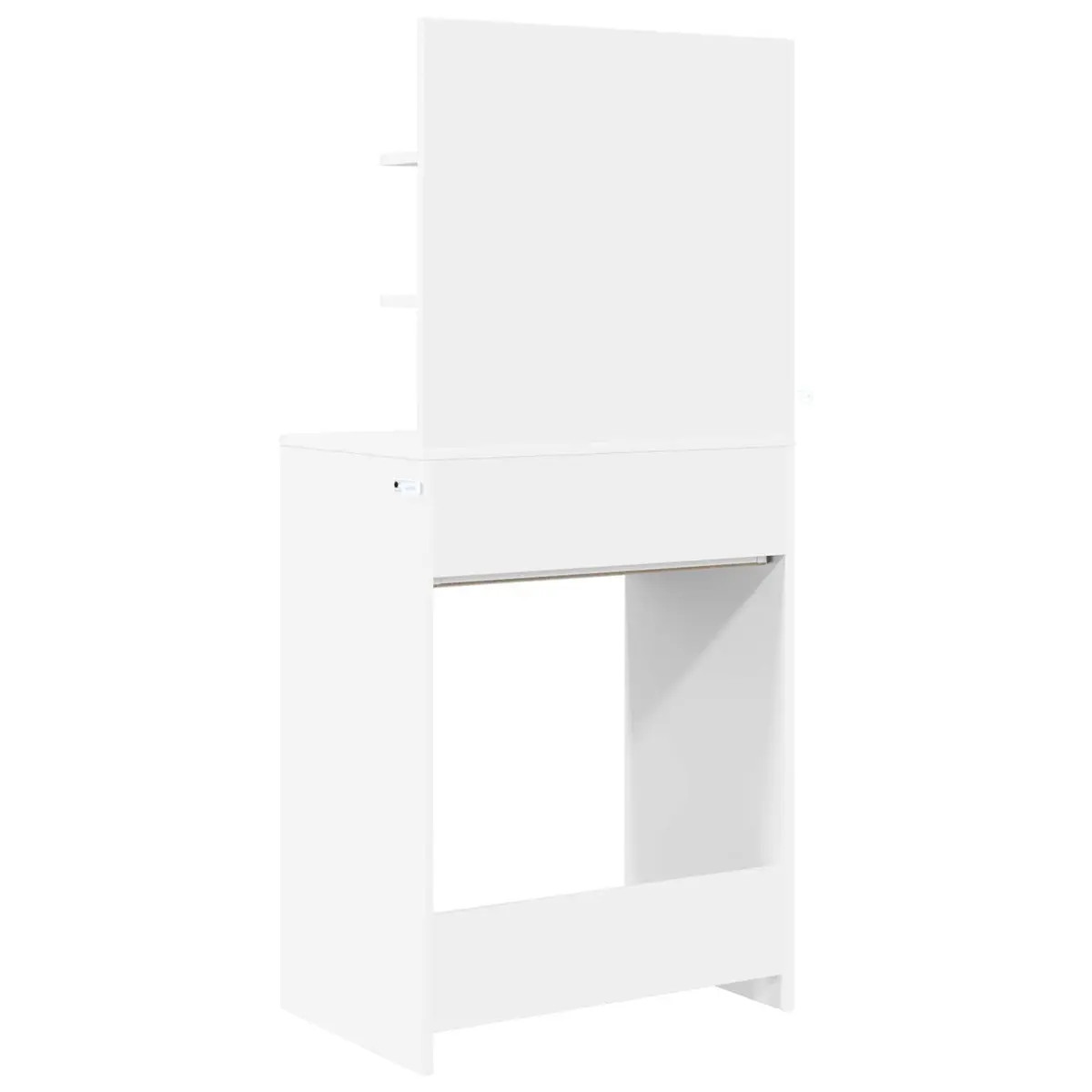 Bedroom Dressing Table with Drawer White Modern Vanity Unit Storage Furniture